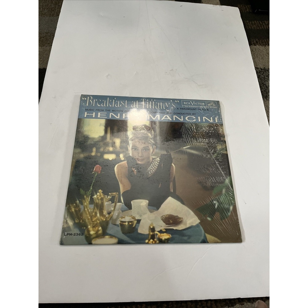 RCA Victor Breakfast at Tiffany's Soundtrack Vinyl LP LPM-2362 Mono 1961 Good